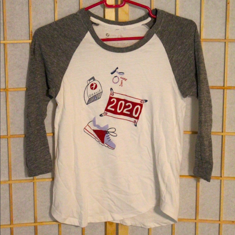 Oiselle baseball 3/4 sleeve t-shirt